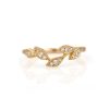 18k 5 Leaf Curve Ring - LoveAudryRose.com