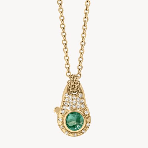 LockNecklace Emerald