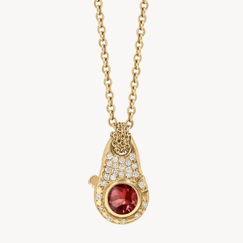 LockNecklace Garnet 3