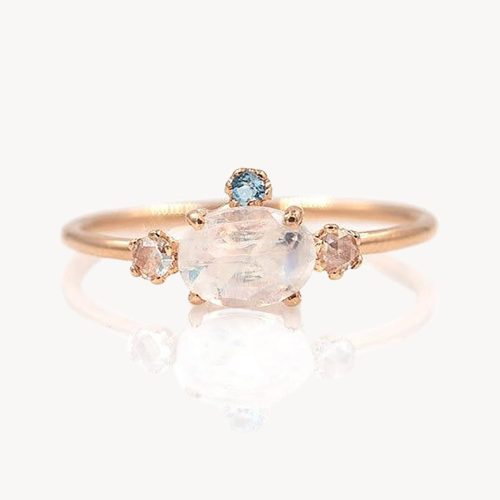 rose gold moonstone rin0.120